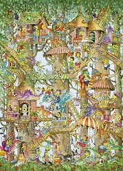 Korky Paul - Tree Lodges (1000 stukjes)